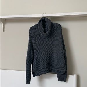 Gray knit turtleneck from ZARA in M